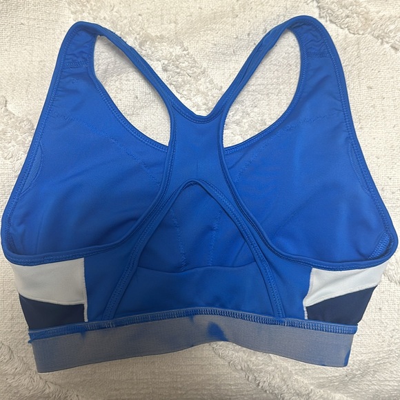 Adidas Blue & Gray Sports Bra - Picture 2 of 2